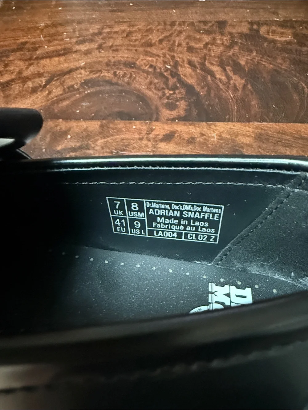 Dr. Martens Black Patent Kiltie Loafer with Gold Bit - worn once! - Picture 7 of 7